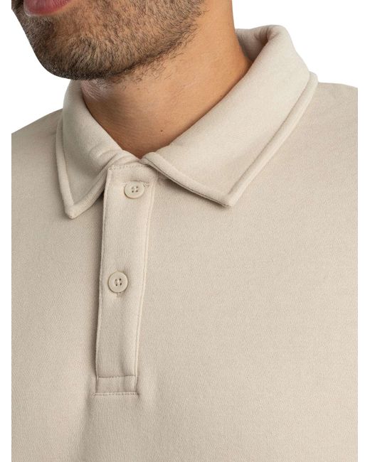 Jack & Jones Natural Bradley Polo Sweatshirt for men