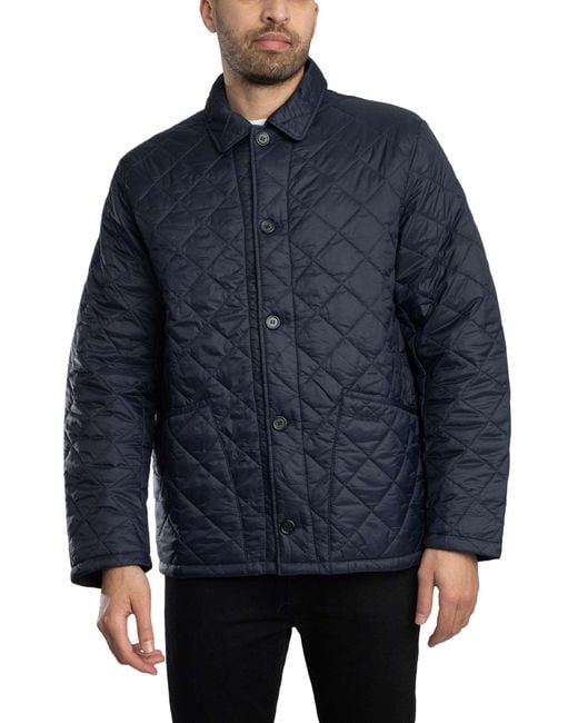 Barbour Blue Tyne Liddesdale Quilted Jacket for men
