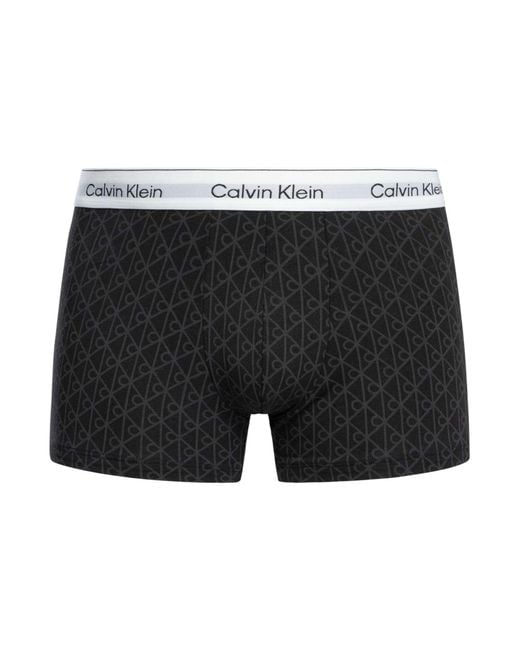 Calvin Klein White 3 Pack Icon Trunks for men