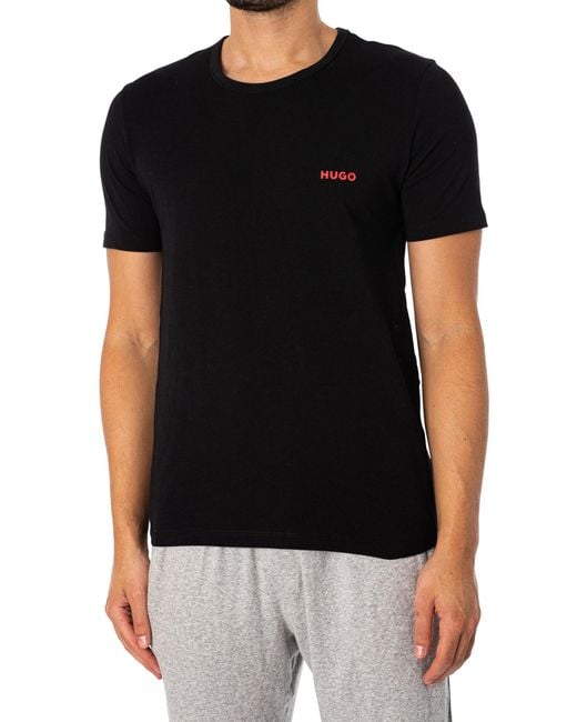 HUGO Black 3 Pack Lounge T-shirts for men