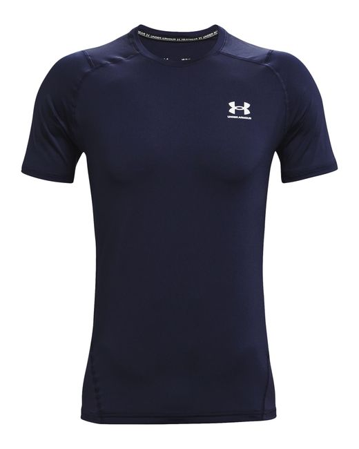 Under Armour Blue Heatgear Fitted Short Sleeve T-shirt for men