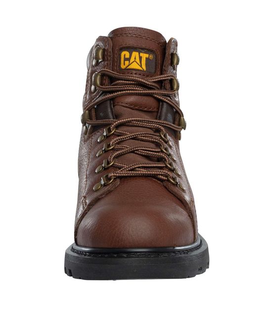 Caterpillar Brown Arlington Wide Leather Boots for men