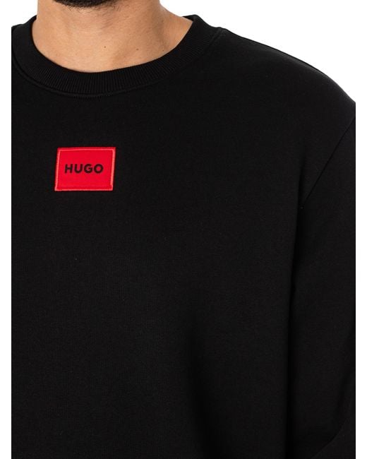 HUGO Black Diragol212 Sweatshirt for men