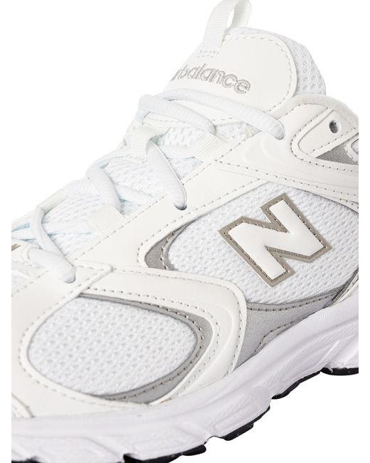 New Balance White 408 Mesh Trainers for men