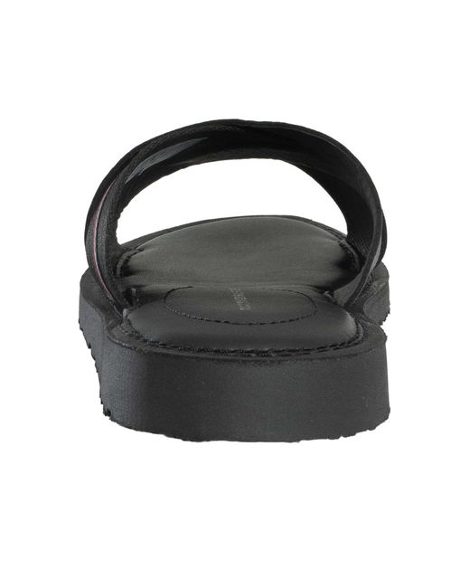 Tommy Hilfiger Black Core Leather Criss Sandals for men