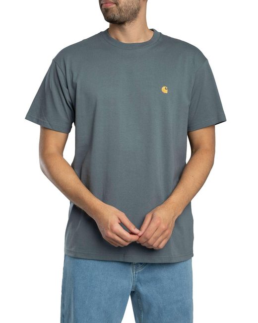 Carhartt Blue Chase T-shirt for men