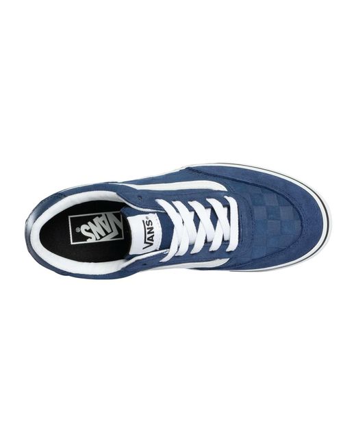 Vans Blue Brooklyn Suede Trainers for men