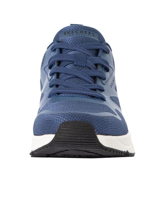 Skechers Blue Tres-air Uno Revolution Airy Trainers for men