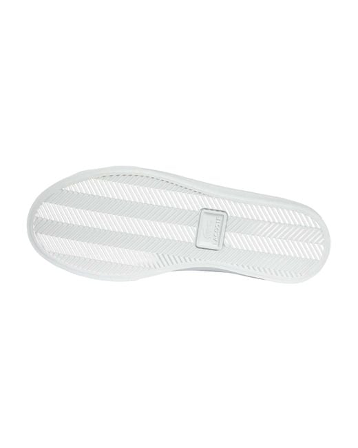 Lacoste White Lerond Set 225 2 Cma Leather Trainers for men