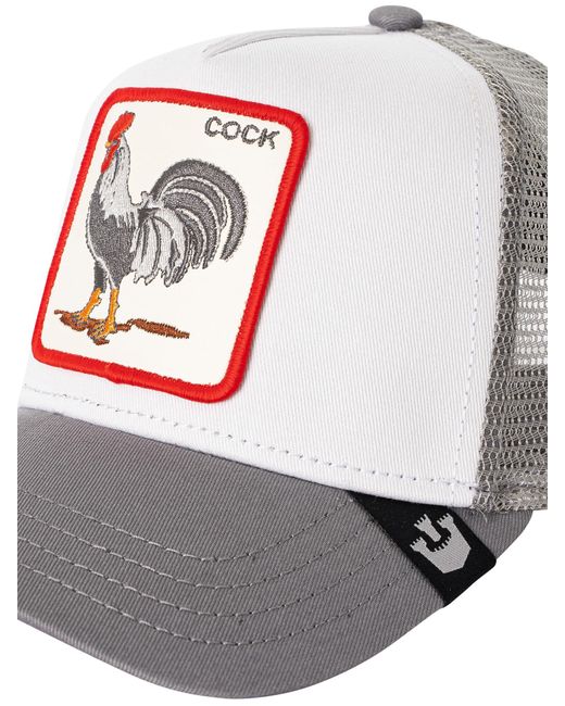 Goorin Bros Gray The Cock Trucker Cap for men