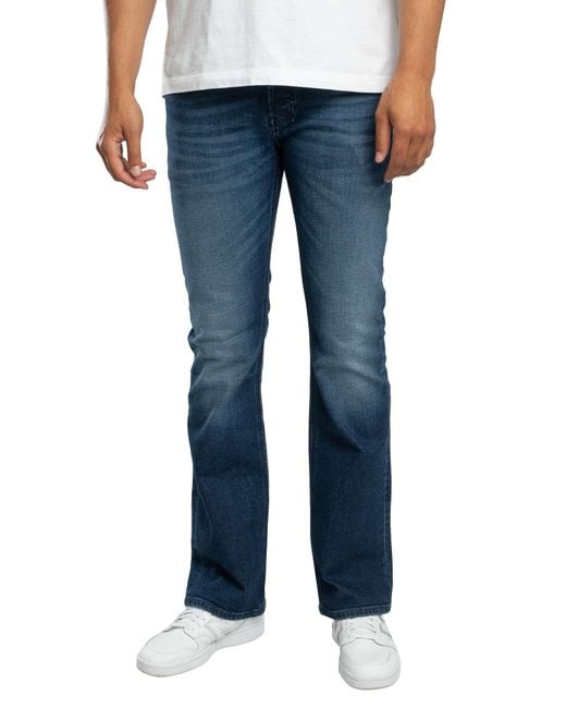 DIESEL Blue 2007 Zatiny Bootcut Jeans for men