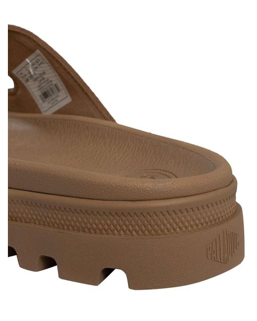 Palladium Brown Dunelite Riviera Suede Sandals for men