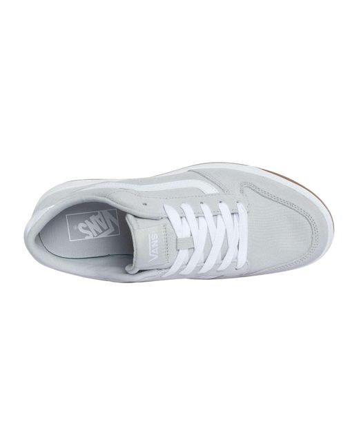 Vans White Ryland Suede Trainers for men