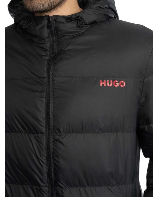 HUGO Gray Mati2441 Puffer Jacket for men