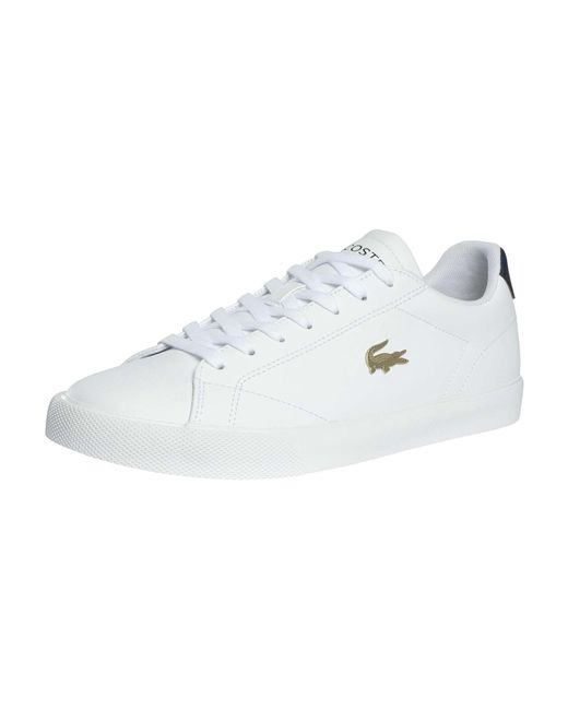 Lacoste White Lerond Set 225 2 Cma Leather Trainers for men