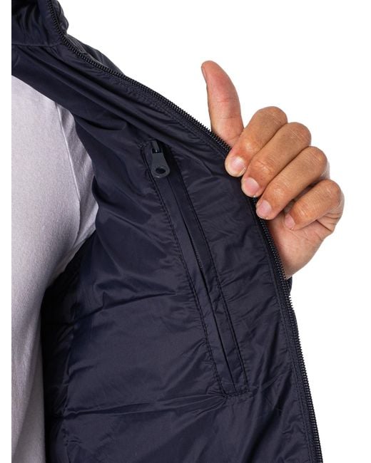 Lyle & Scott Blue Wadded Jacket for men