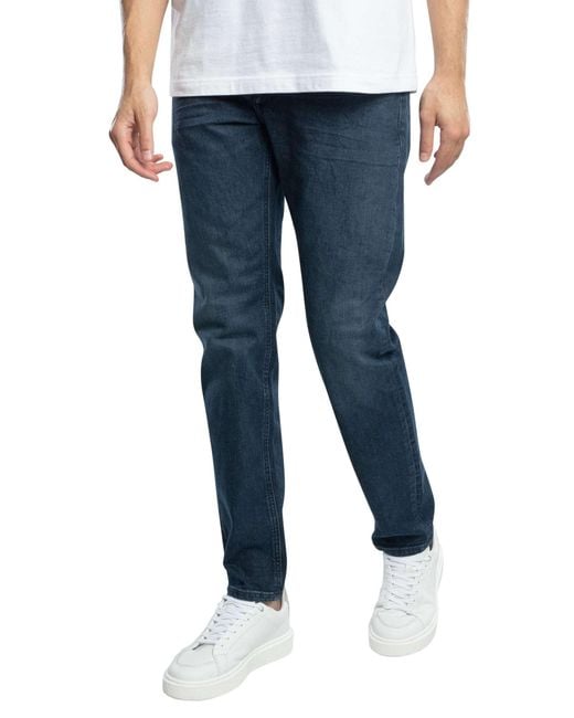 DIESEL Blue 1986 Larkee Bee Regular Tapered Jeans for men