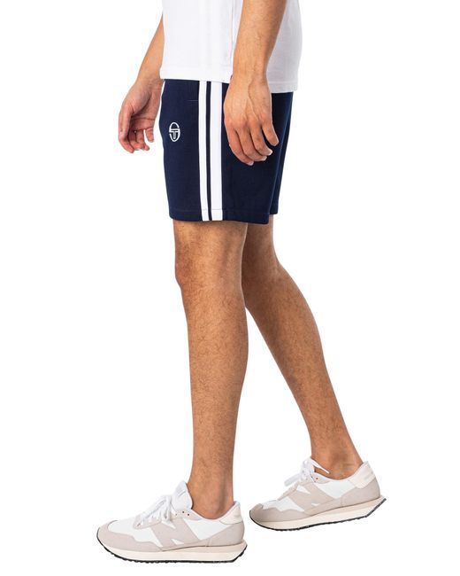 Sergio Tacchini Blue Pietrapertosa Sweat Shorts for men