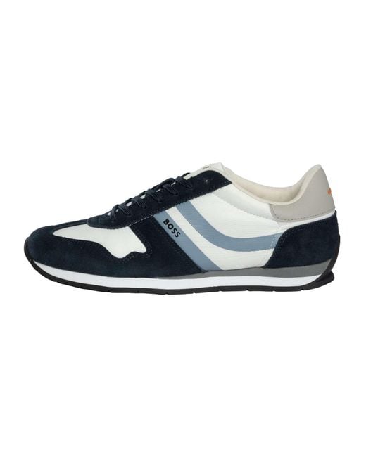 Boss Blue Levon Runn Trainers for men