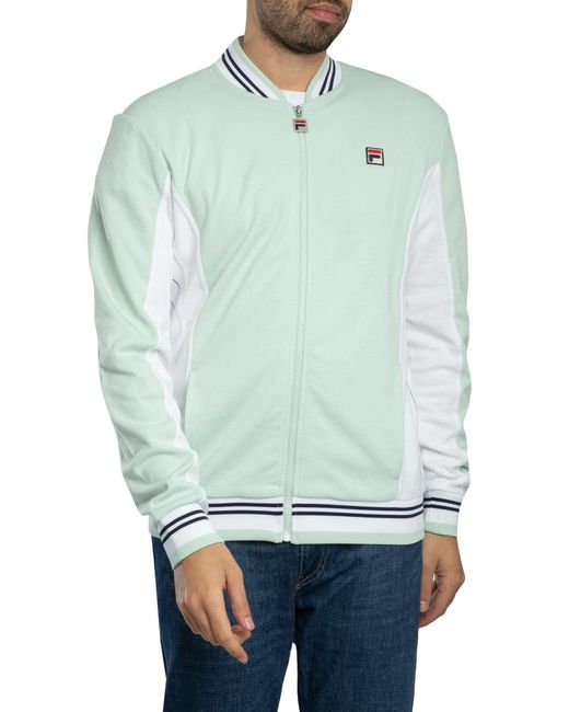 Fila Green Settanta Baseball Track Jacket for men