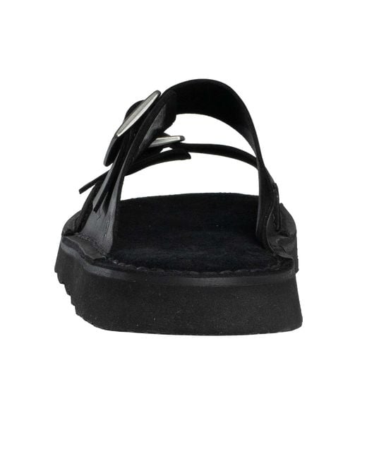 Clarks Black Solsbury Strap Sandals for men