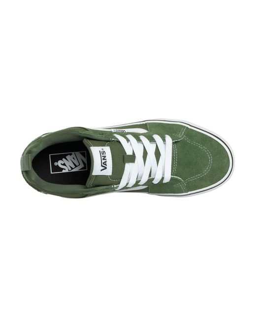 Vans Green Filmore Suede Trainers for men