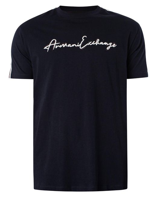 Armani Exchange Black Signature T-shirt for men