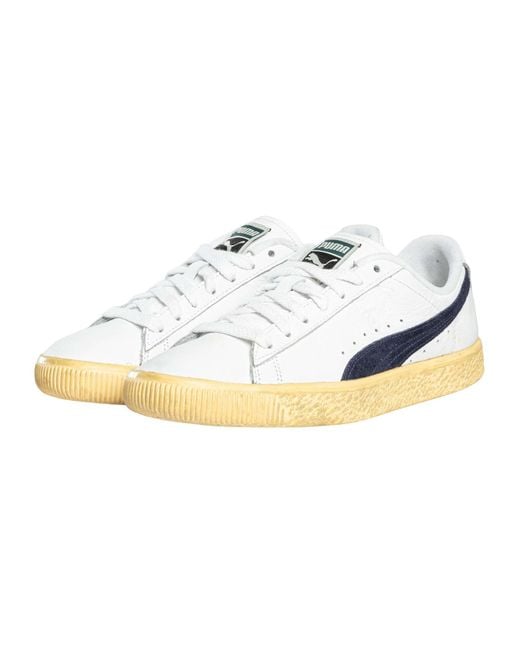 PUMA Multicolor Clyde Vintage Leather Trainers for men