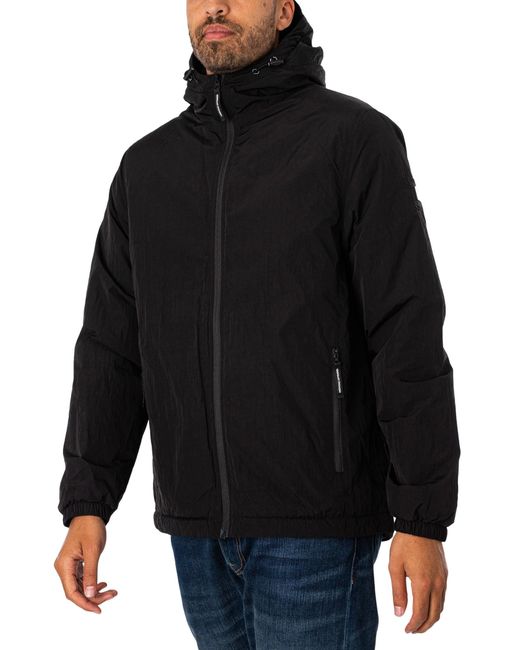 Weekend Offender Black Technician Thermo Jacket for men