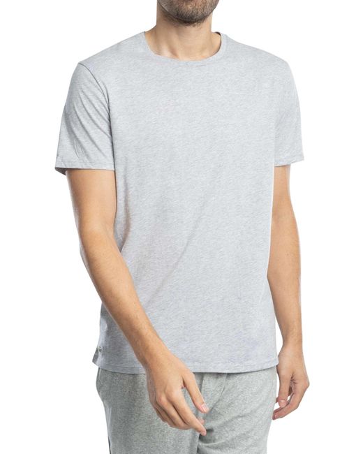 Lacoste Black 3 Pack Crew Lounge T-shirts for men