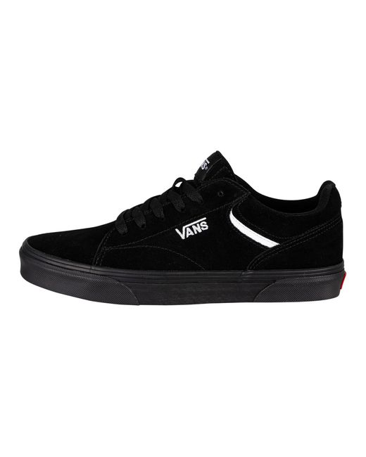 Vans Black Seldan Suede Trainers for men