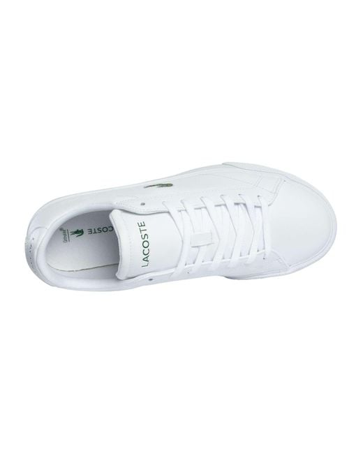 Lacoste White Lerond Set 125 2 Cma Leather Trainers for men