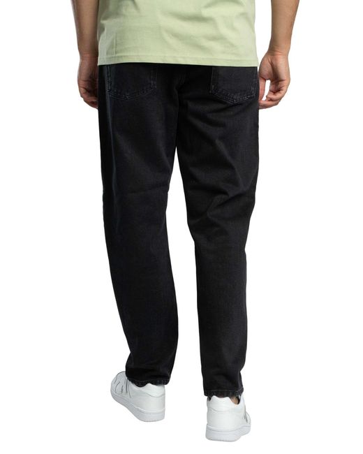 Carhartt Black Newel Relaxed Tapered Fit Jeans for men