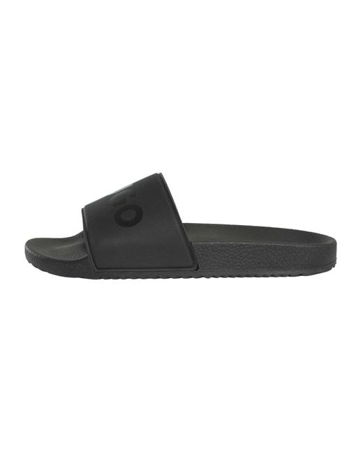 HUGO Black Timein Sliders for men