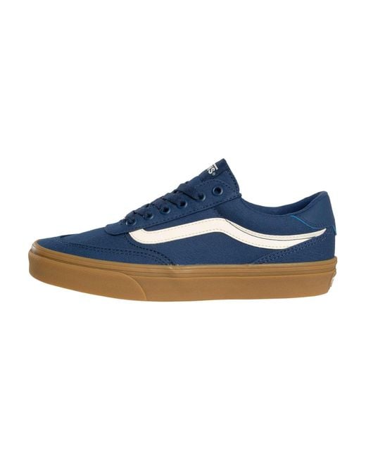 Vans Blue Brooklyn Canvas Trainers for men