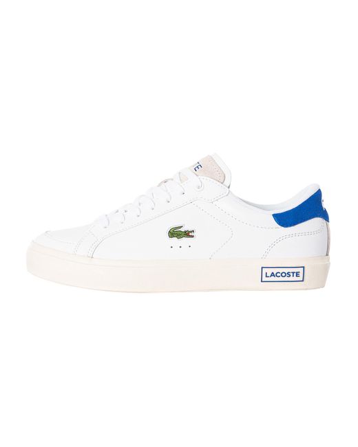 Lacoste Powercourt 123 2 Sma Trainers in White for Men | Lyst