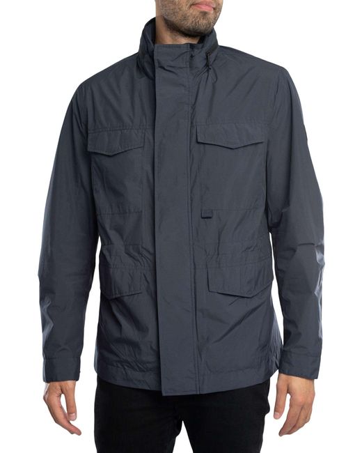 Ted Baker Blue Nylon Field Jacket for men