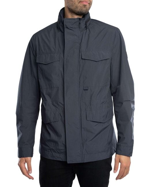 Ted Baker Blue Nylon Field Jacket for men