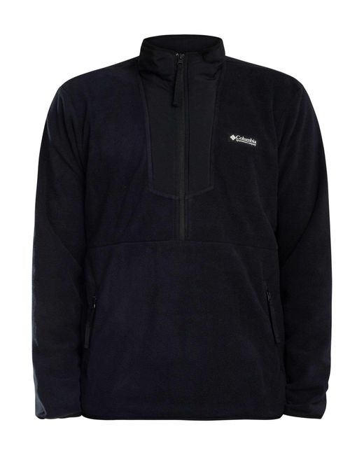 Columbia Blue Sequoia Grove Half Zip Fleece for men