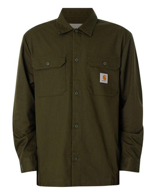 Carhartt Green Craft Overshirt for men