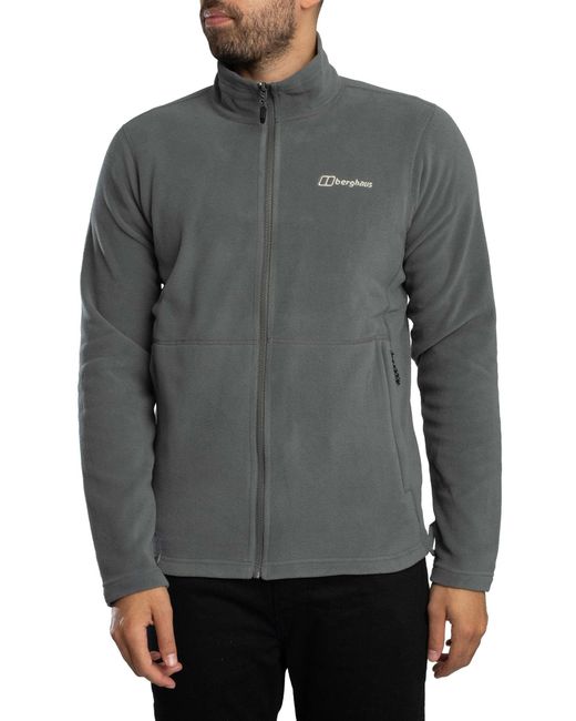 Berghaus Gray Prism Micro Interactive Polartec Fleece Jacket for men