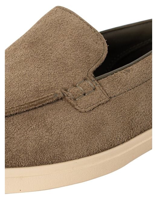 Clarks Natural Torford Easy Suede Loafers for men