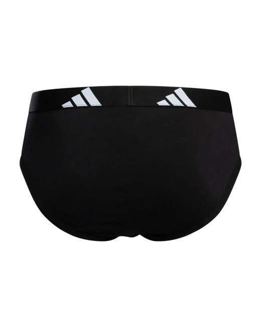 Adidas Blue 3 Pack Active Flex Cotton Briefs for men