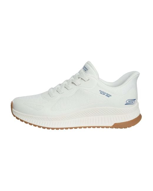 Skechers White Slip-ins Bobs Sport Squad Chaos 4 Trainers for men