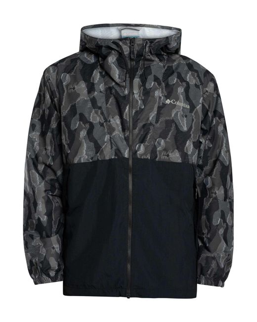 Columbia Gray Spire Valley Novelty Windbreaker Jacket for men