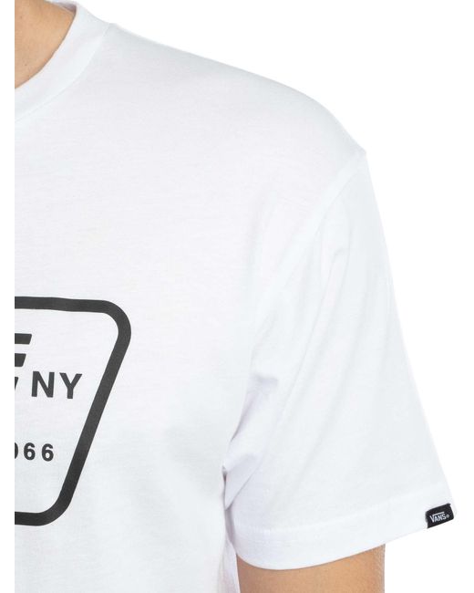 Vans White Full Patch T-shirt for men
