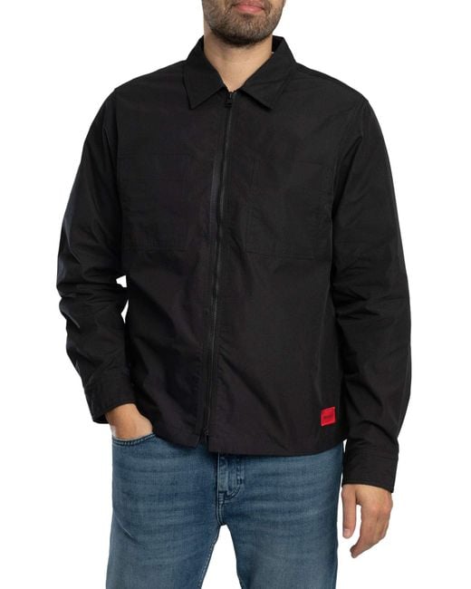 HUGO Black Evalom Overshirt for men