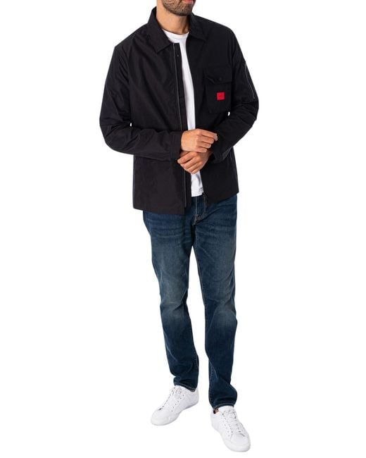 HUGO Black Emmond Overshirt for men