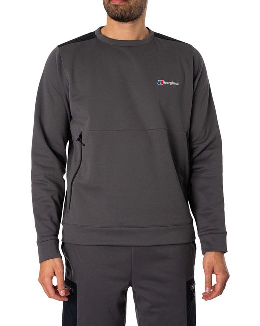 Berghaus Gray Reacon Sweatshirt for men