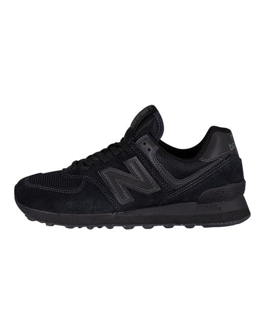 New Balance Black 574 Core Suede Trainers for men